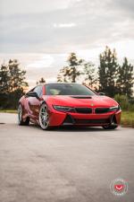 BMW i8 on Vossen Wheels (LC-109T) 2017 года